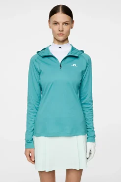 Agnes Quarter Zip Hood-J.Lindeberg Hot