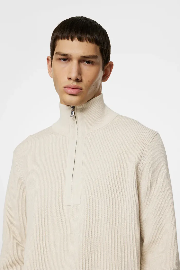 Alex Half Zip Knitted Sweater-J.Lindeberg Shop