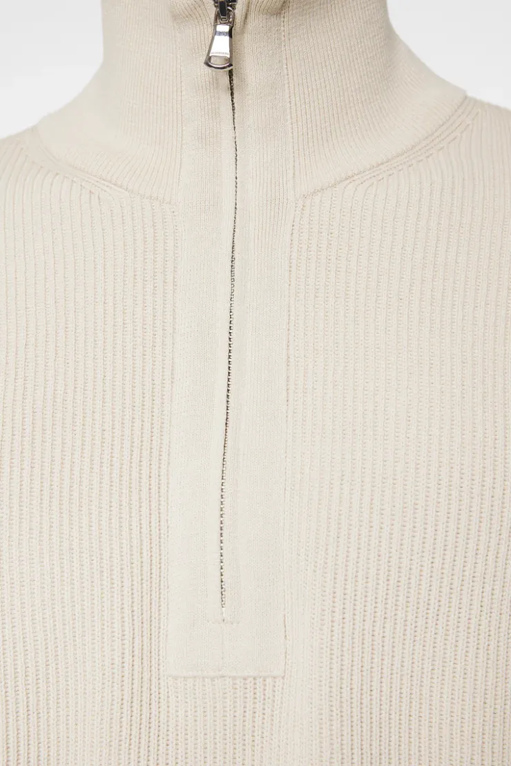 Alex Half Zip Knitted Sweater-J.Lindeberg Shop