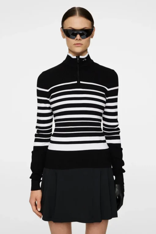 Cheryl Knitted Zip Sweater-J.Lindeberg Outlet