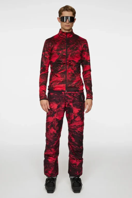 Eddie Print Mid Layer-J.Lindeberg Best Sale