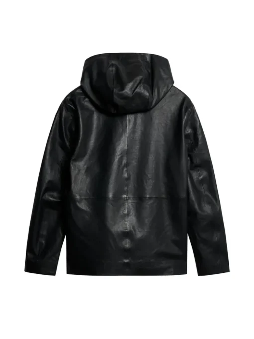 Hadley Leather Hoody Jacket-J.Lindeberg Online