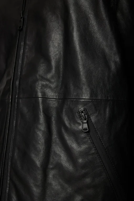 Hadley Leather Hoody Jacket-J.Lindeberg Online