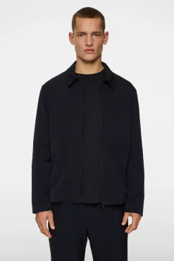 Jake Zipped Overshirt-J.Lindeberg Shop