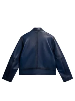 Jed Leather Party Jacket-J.Lindeberg Clearance