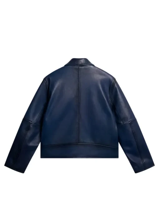 Jed Leather Party Jacket-J.Lindeberg Clearance