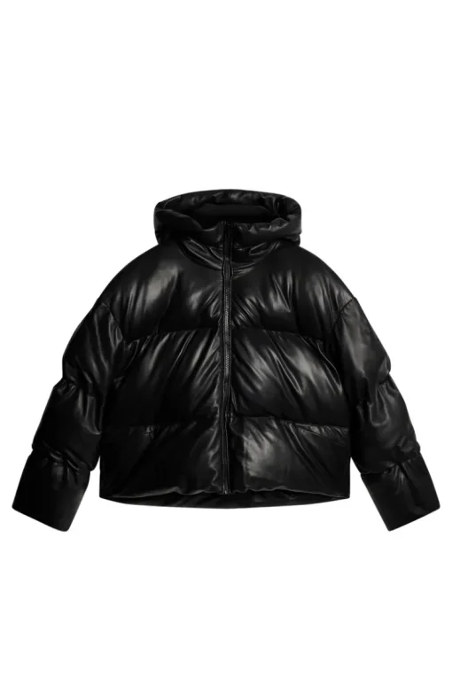Jolene Leather Padded Jacket-J.Lindeberg New