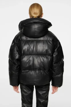 Jolene Leather Padded Jacket-J.Lindeberg New