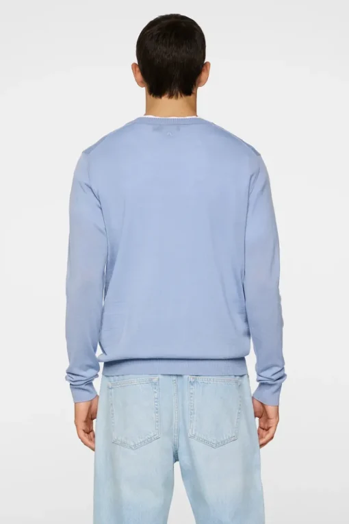 Keane Light Merino Crew Neck-J.Lindeberg Clearance