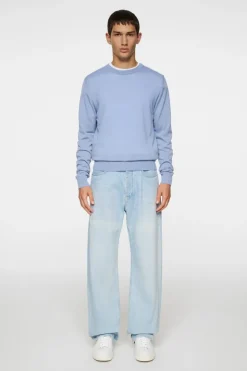 Keane Light Merino Crew Neck-J.Lindeberg Clearance