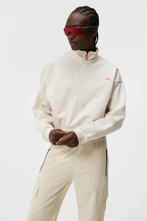 Lucia Zip Mock Neck-J.Lindeberg Hot