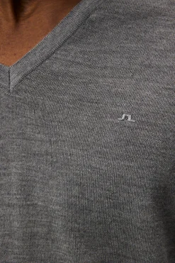 Lymann Merino V-neck Sweater-J.Lindeberg Best