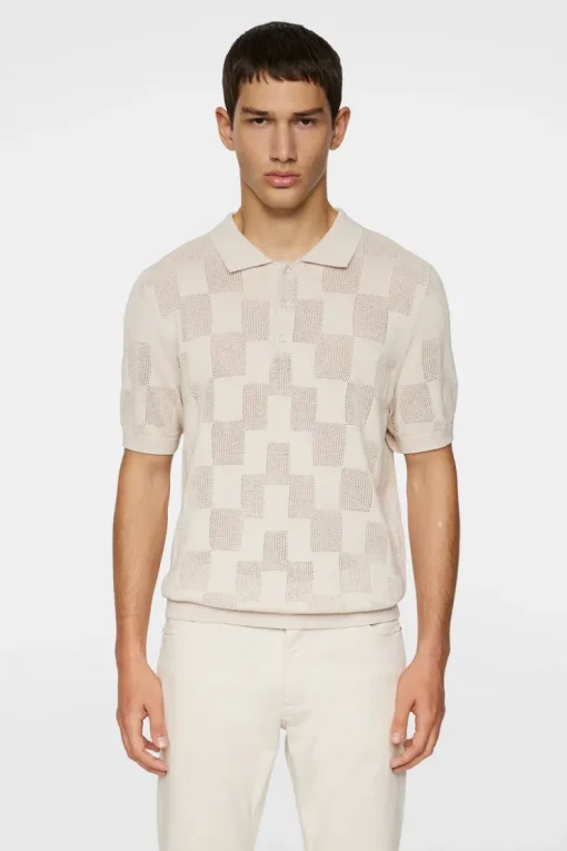 Reymond Stacked Bridge Polo-J.Lindeberg Store