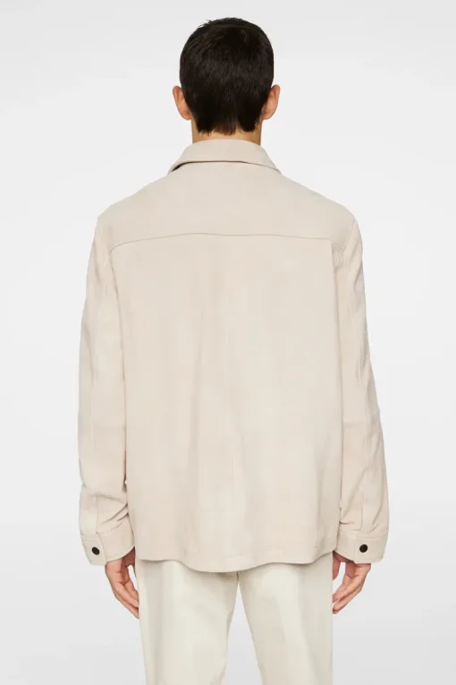 Wilden Suede Overshirt-J.Lindeberg Sale