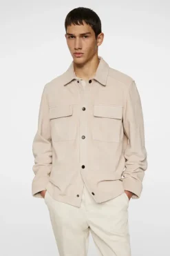 Wilden Suede Overshirt-J.Lindeberg Sale