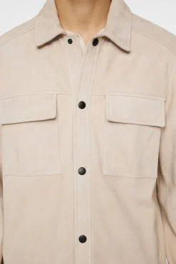 Wilden Suede Overshirt-J.Lindeberg Sale