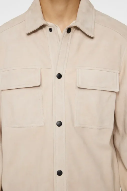 Wilden Suede Overshirt-J.Lindeberg Sale